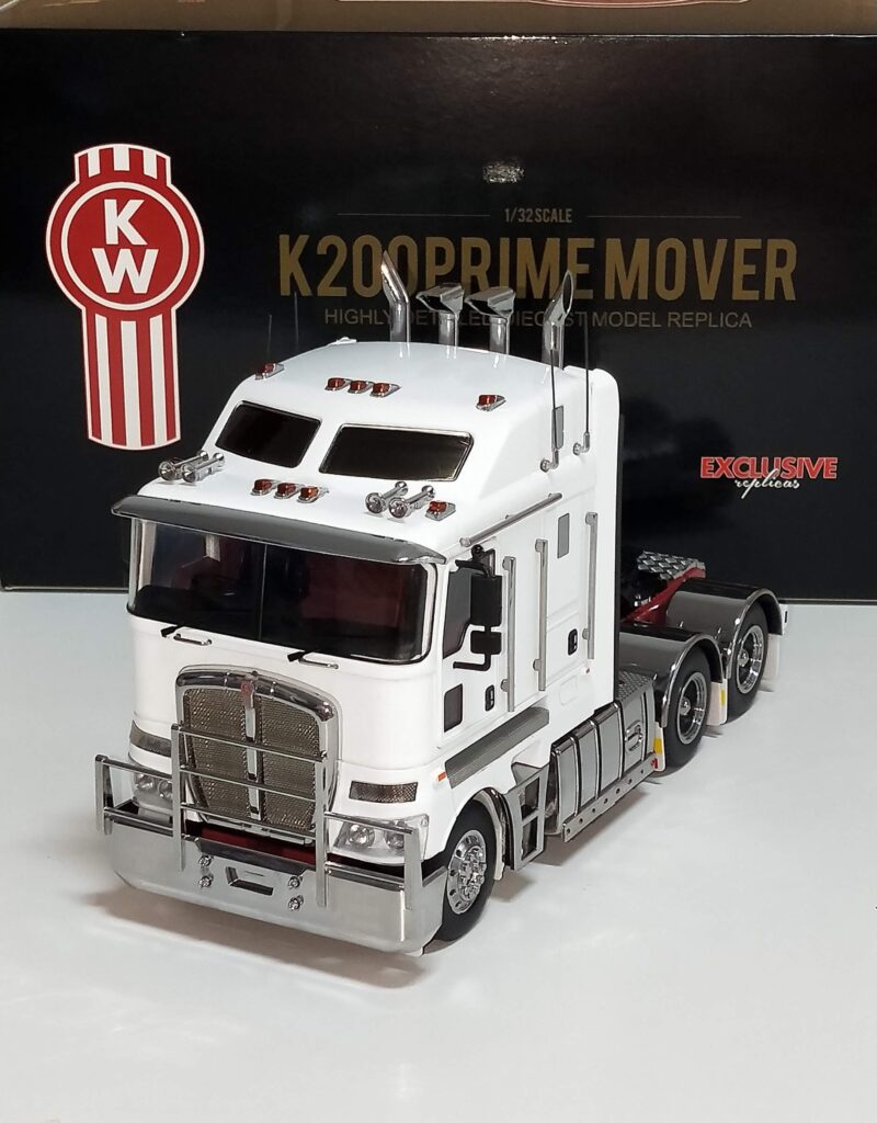 Camion Kenworth K200 Prime Mover 1/32 - Modèle Réduit Blanc En Métal - Neuf En Boîte 2023