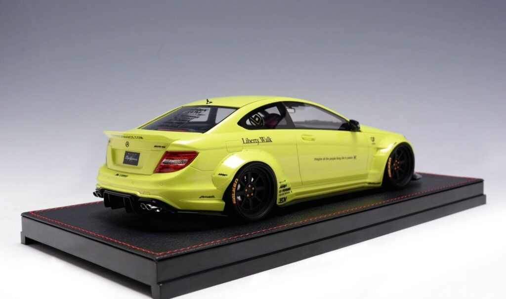 MERCEDES BENZ C63 507 AMG C204 COUPE Liberty walk 2017 Ivy Models VERDE ...