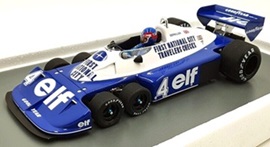 TYRRELL P34 #4 DEPAILLER 3º RD SOUTH AFRICAN GP F1 1977 + CASCO DEL PILOTO A ESCALA 1/5 SET DE COCHE Y CASCO SPARK 18S571 1:18