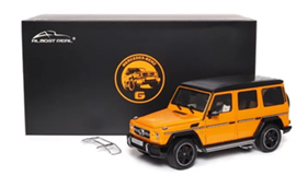 MERCEDES BENZ G63 AMG G CLASS W463 COLOUR EDITION SUNSEL BEAM ORANGE METALLIC ALM820608 ALMOST REAL 1:18