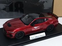 FORD MUSTANG 5.0 GT 2024 EDITION 60 ANIVERSARIO DE MUSTANG RED METALLIC GT SPIRIT LIMITED EDITION 1:18 GT433 60 ANIV