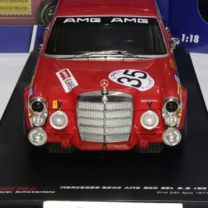 Mercedes Benz AMG 300 SEL 6.8 "Rote Sau" #35 24h 2º Puesto en Spa Heyer/Schickentanz  1971 W18030001 1:18 WERK83