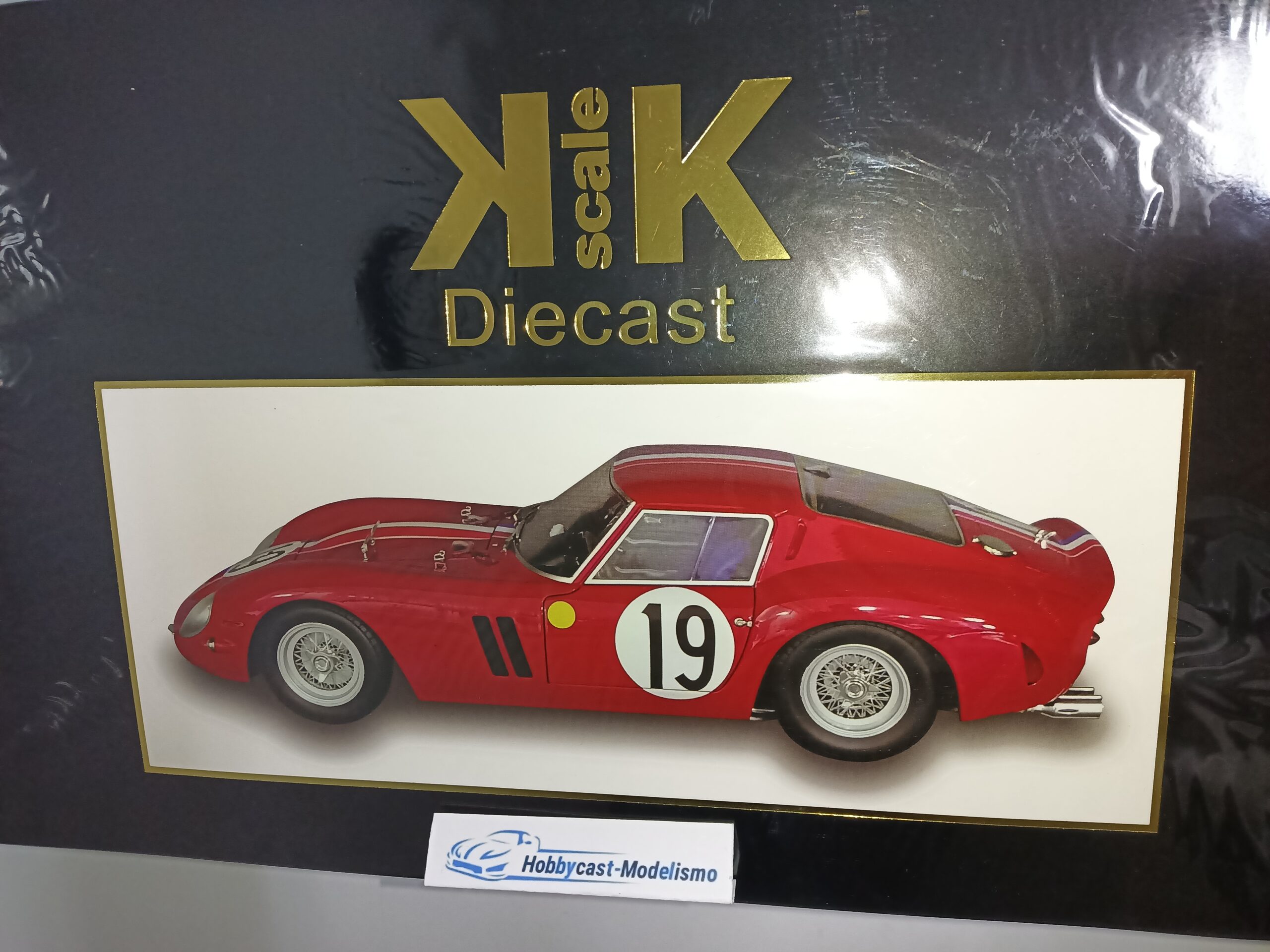 1/12 FERRARI 250 GTO #19 2º Puesto en las 24h de LE MANS 1962 NOBLET-GUICHET 1:12 KK-SCALE KKDC120125 - Imagen 29