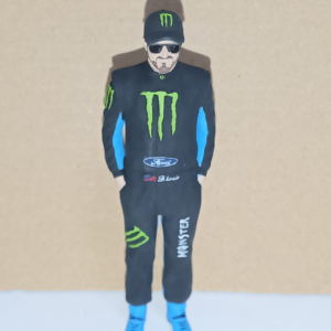 ORIGINAL FIGURA KEN BLOCK #43 HOONIGAN FORD MONSTER ENERGY 1:18 CARTRIX ORIGINAL