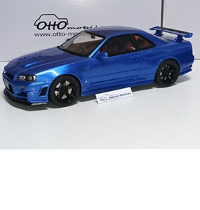 1/12 NISSAN NISMO GT-R34 Z-Tune Bayside Blue 2005 G082 OTTO-MOBILE 1:12 LIMITED EDITION 2000 PCS