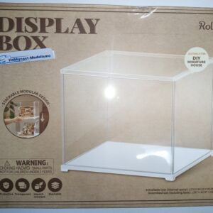 VITRINA DESMONTABLE CON PUERTA ABATIBLE PARA MODELOS 1:18 o MOTORES FRANZIS 1/4