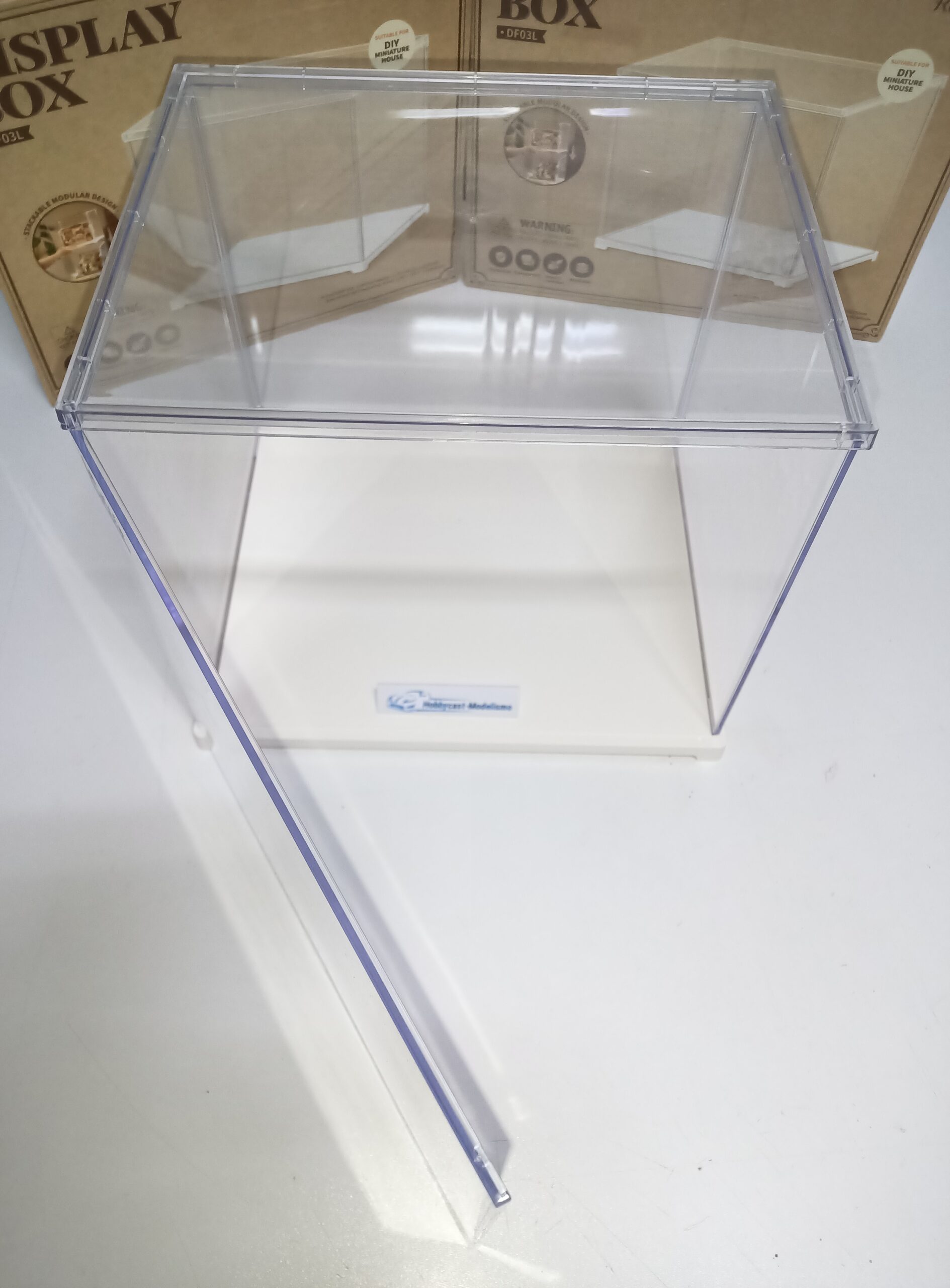 VITRINA DESMONTABLE CON PUERTA ABATIBLE PARA MODELOS 1:18 o MOTORES FRANZIS 1/4 - Imagen 6