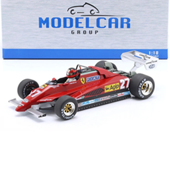 FERRARI F1 126 C2 GP GRAN PREMIO DE BELGICA #27 GILLES VILLENEUVE 1982 MCG18629F 1:18