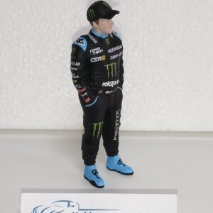 REPLICA FIGURA DEL PILOTO KEN BLOCK #43 Para el Porsche 911 #43 SVRSR HOONIPIGASUS Rally Pikes Peak 2022 Ken Block 1:18 PINTADA A MANO