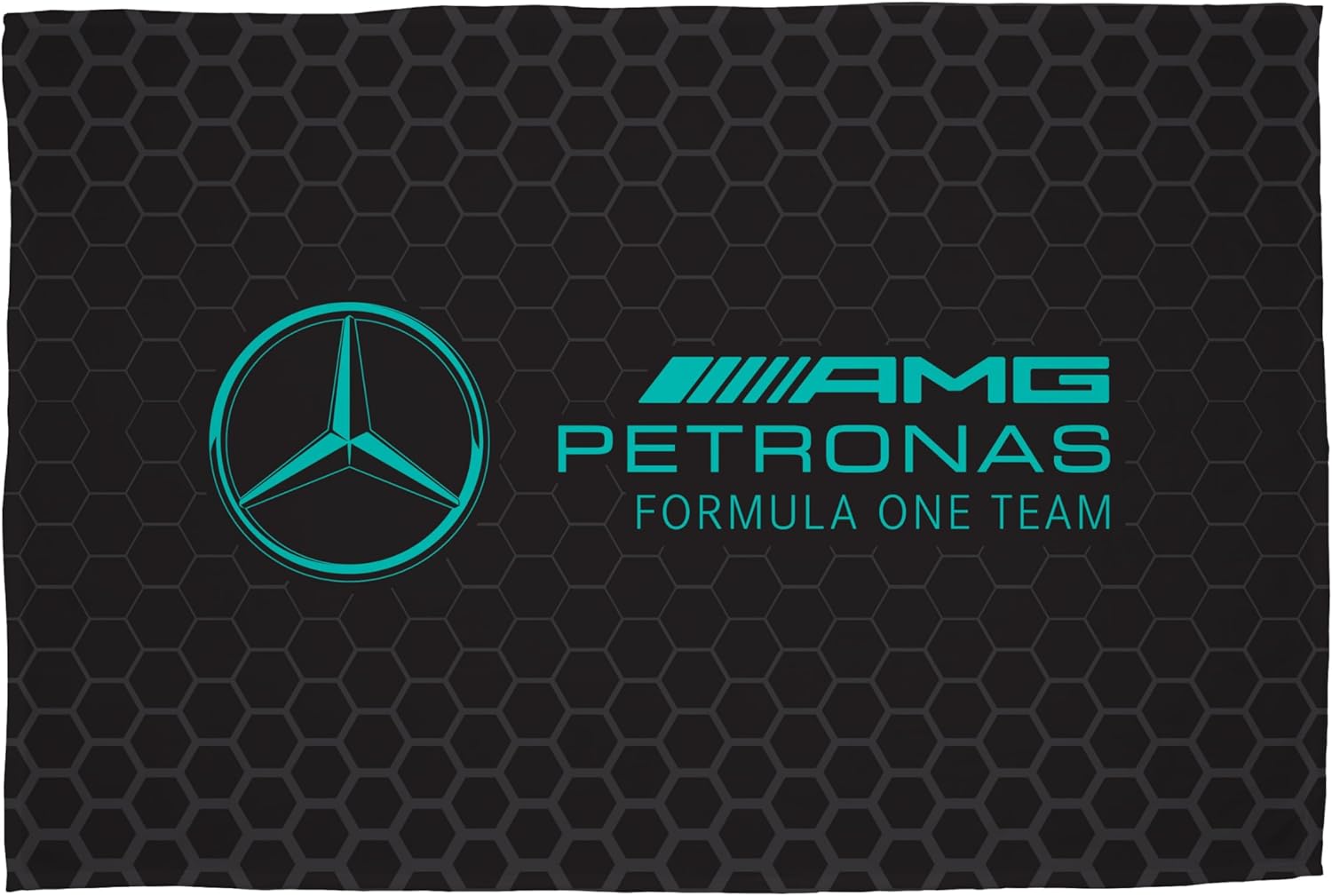 Manta Tipo Forro Polar Oficial Mercedes AMG Pretronas F1 100cm x 150 cm Regalo Perfecto para los Amantes de Mercedes AMG - Imagen 2