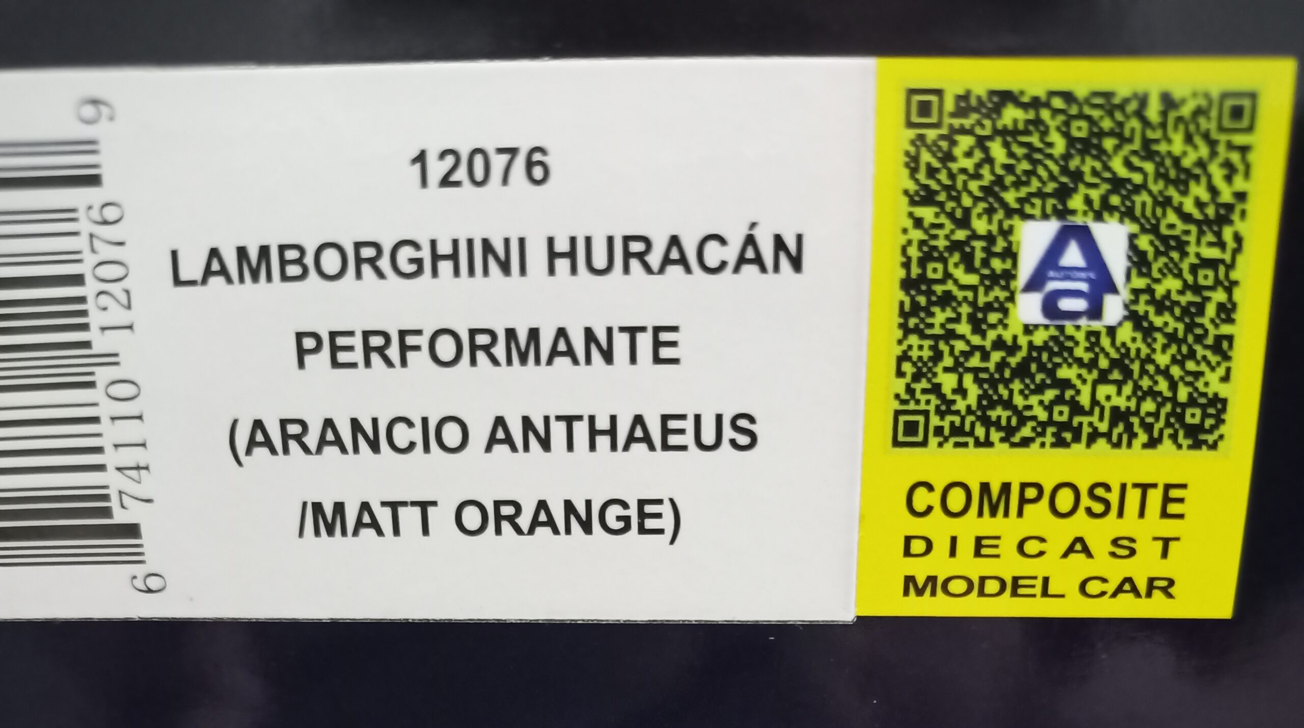 1/12 LAMBORGHINI HURACAN PERFORMANTE 2017 Arancio Anthaeus/Naranja Mate AUTOART 12076 1:12 - Imagen 36