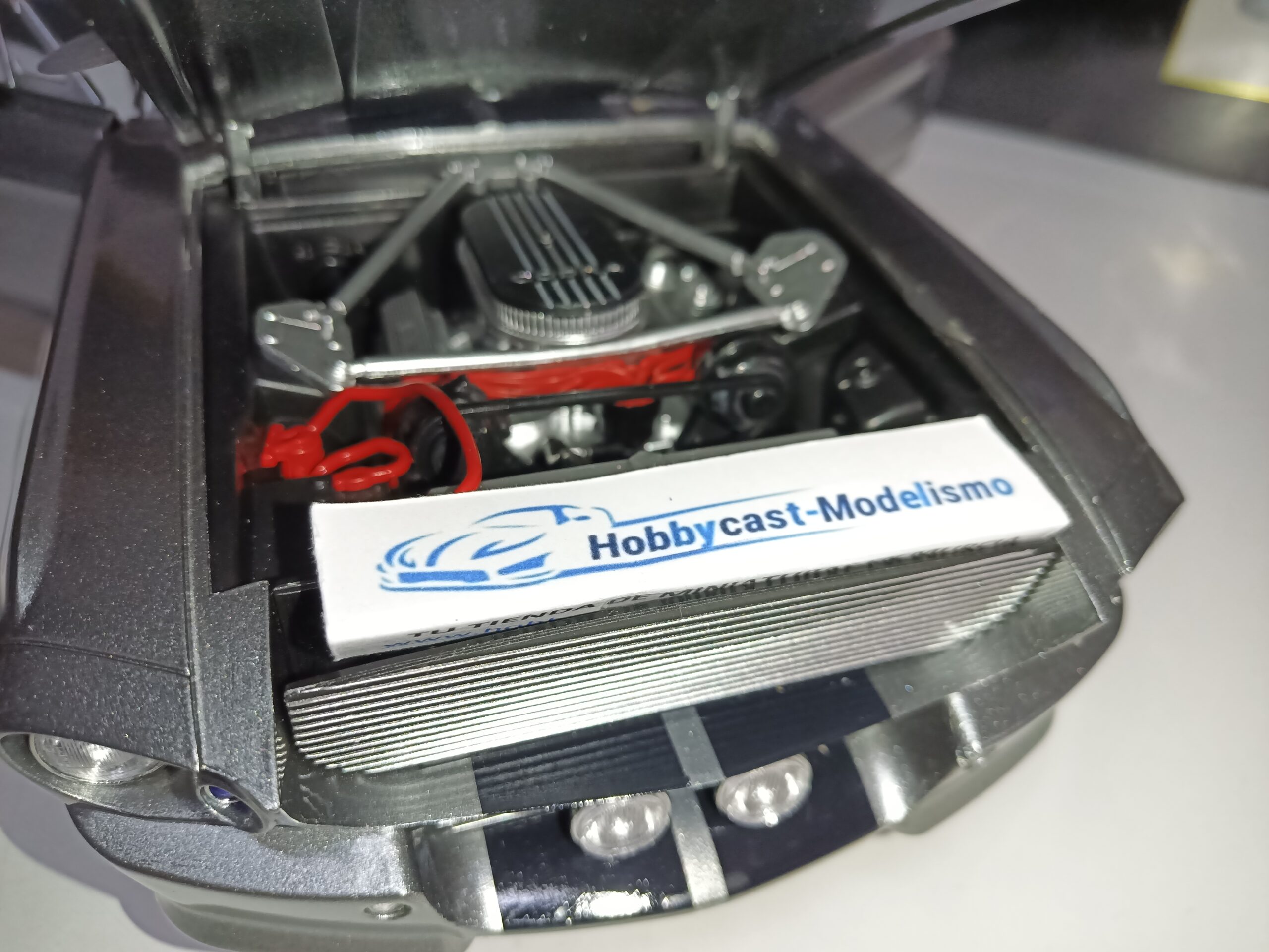 1:12 FORD MUSTANG SHELBY GT500 ELEANOR 1967 GREY DE LA PELICULA "GONE IN 60 SECONDS" KK-SCALE KKDC120171 1/12 - Imagen 15