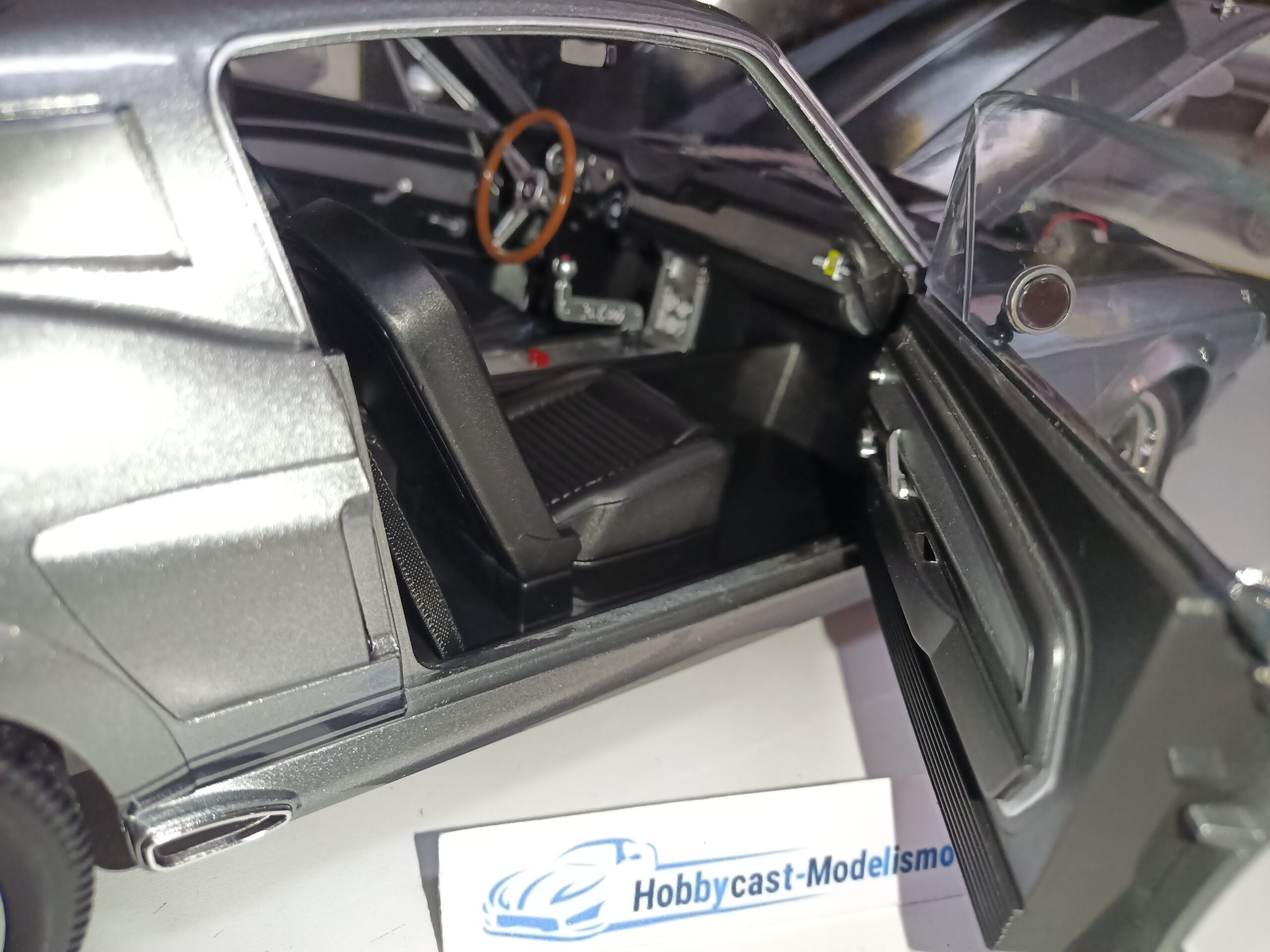 1:12 FORD MUSTANG SHELBY GT500 ELEANOR 1967 GREY DE LA PELICULA "GONE IN 60 SECONDS" KK-SCALE KKDC120171 1/12 - Imagen 19