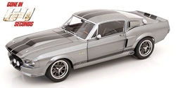 1:12 FORD MUSTANG SHELBY GT500 ELEANOR 1967 GREY DE LA PELICULA "GONE IN 60 SECONDS" KK-SCALE KKDC120171 1/12