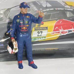 FIGURA PILOTO LAMBORGHINI HURACAN GT3 EVO2 #27 CON DECORACION RED BULL PINTADO A MANO AMERICAN DIORAMA AD76357-RED BULL  1:18