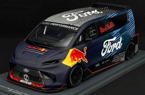 Ford Transit Supervan 4 Red Bull Grand Sambuc 2023 Verstappen con Vitrina 1:18 SPARK 18S728