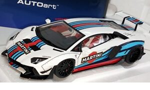 LAMBORGHINI AVENTADOR LIBERTY WALK LB-WORKS MARTINI RACING LIVERY AUTOART 79185 LIMITED EDITION 1:18