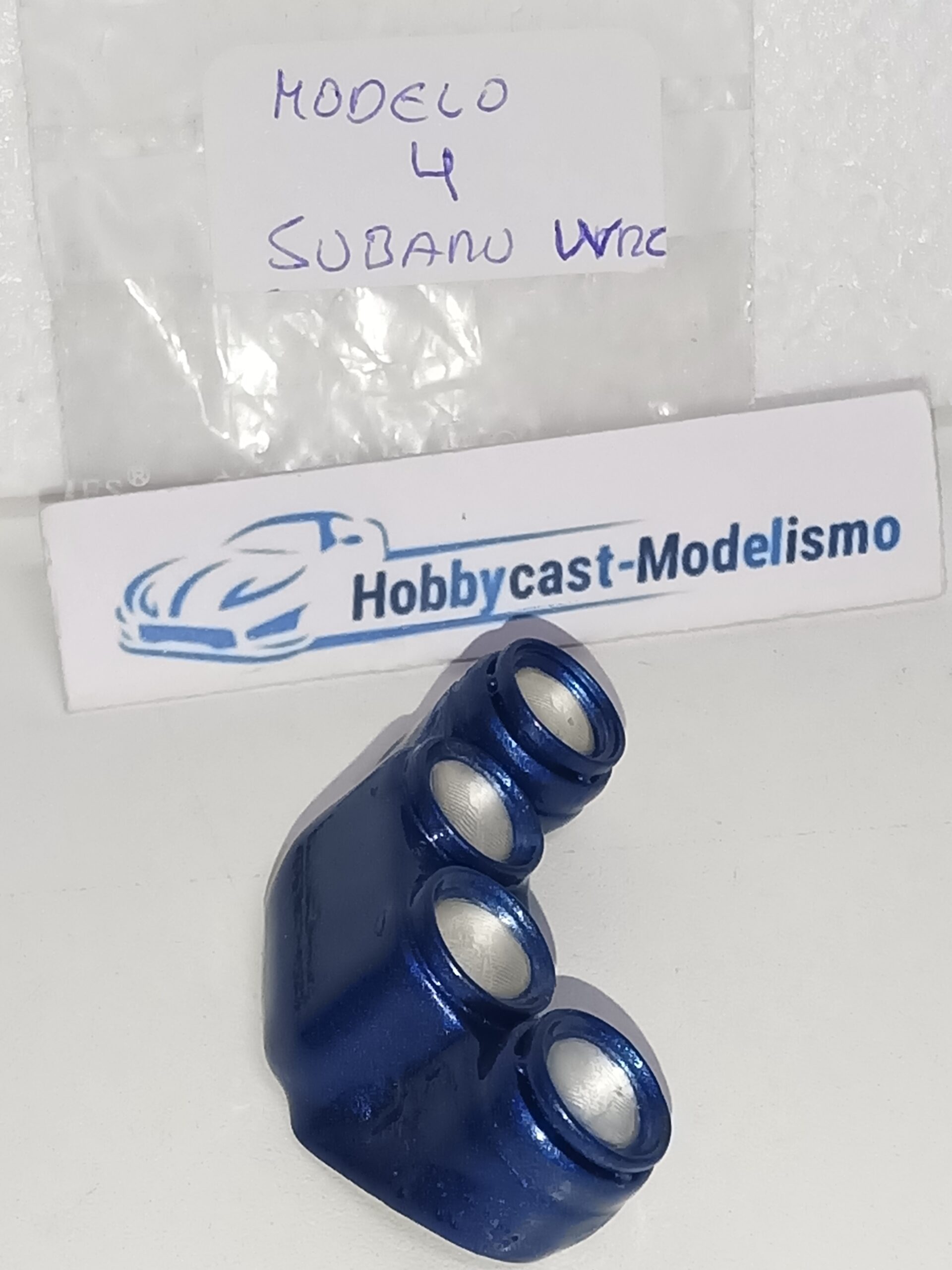 REPLICA FARERA NOCTURNA COMPLETA DEL SUBARU IMPREZA WRC 1998 ( MODELO 4 ) AZUL YA PINTADA - Imagen 5