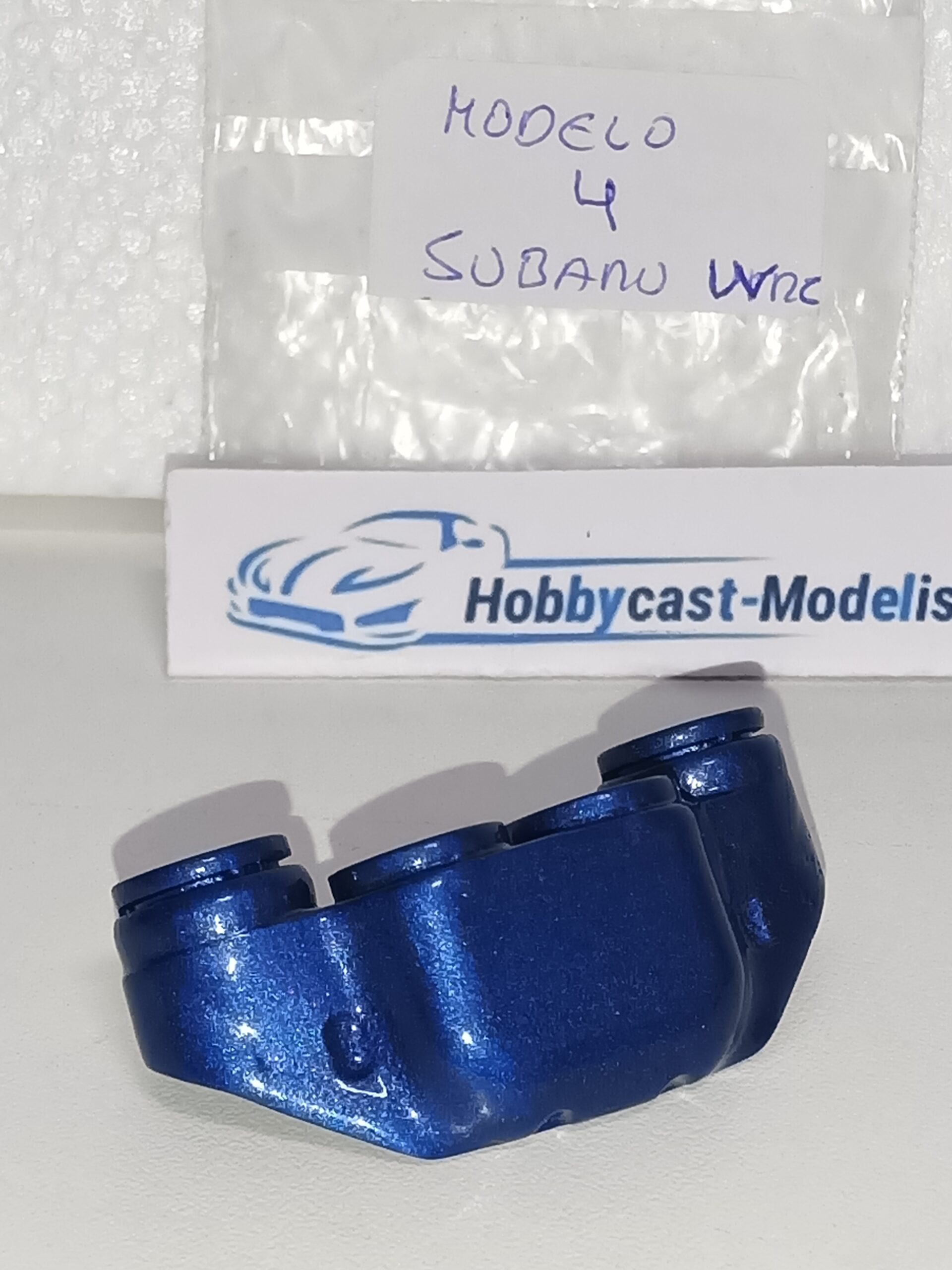 REPLICA FARERA NOCTURNA COMPLETA DEL SUBARU IMPREZA WRC 1998 ( MODELO 4 ) AZUL YA PINTADA - Imagen 7