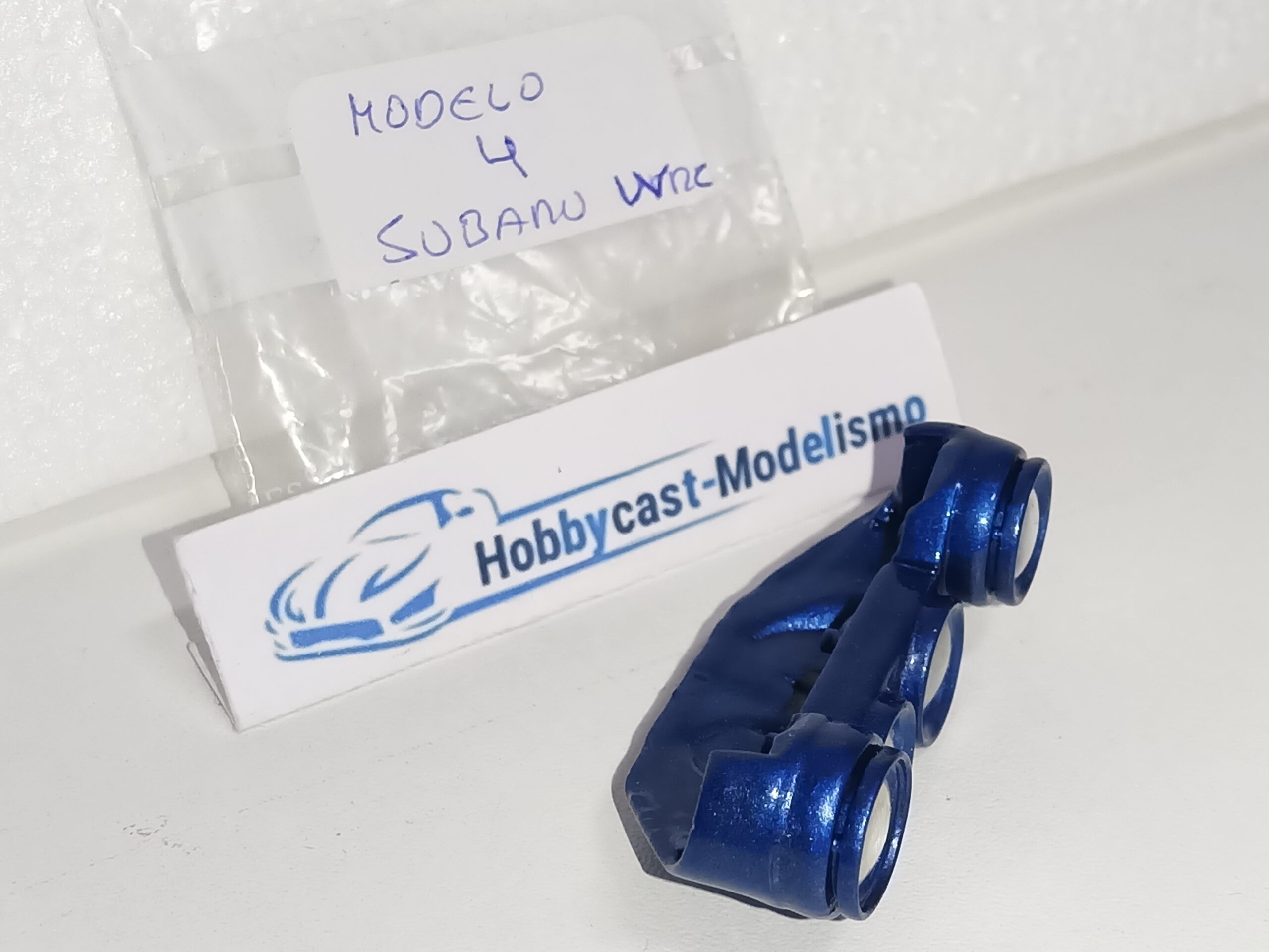 REPLICA FARERA NOCTURNA COMPLETA DEL SUBARU IMPREZA WRC 1998 ( MODELO 4 ) AZUL YA PINTADA - Imagen 11