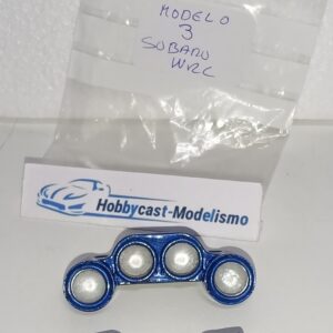 REPLICA FARERA NOCTURNA COMPLETA DEL SUBARU IMPREZA WRC 1998 ( MODELO 3 ) AZUL YA PINTADA