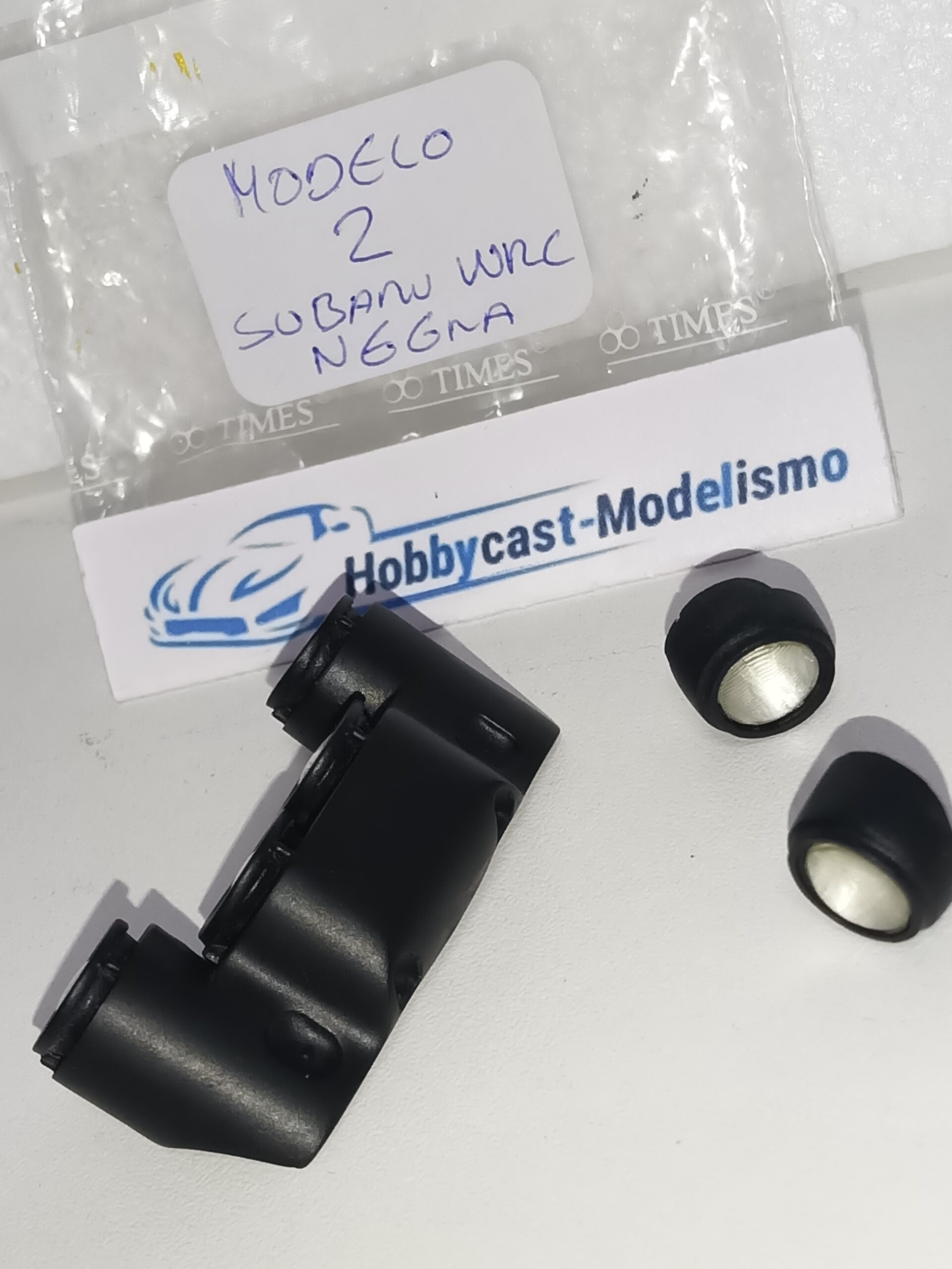 REPLICA FARERA NOCTURNA COMPLETA DEL SUBARU IMPREZA WRC 1998 ( MODELO 2 ) NEGRA MATE YA PINTADA - Imagen 10