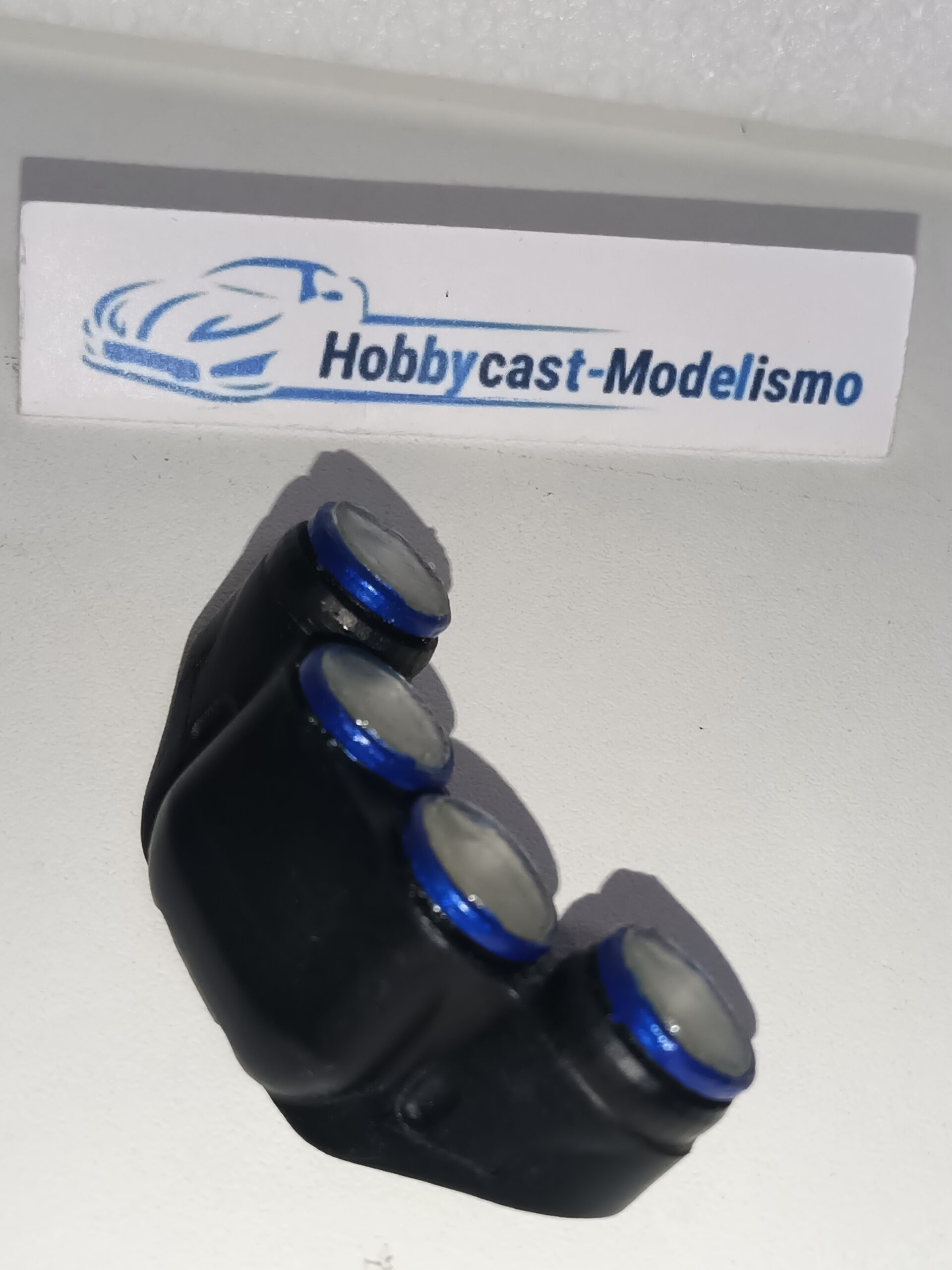 REPLICA FARERA NOCTURNA COMPLETA DEL SUBARU IMPREZA WRC 1998 ( MODELO 1 ) NEGRA MATE PERFIL EN AZUL SUBARU YA PINTADA - Imagen 18