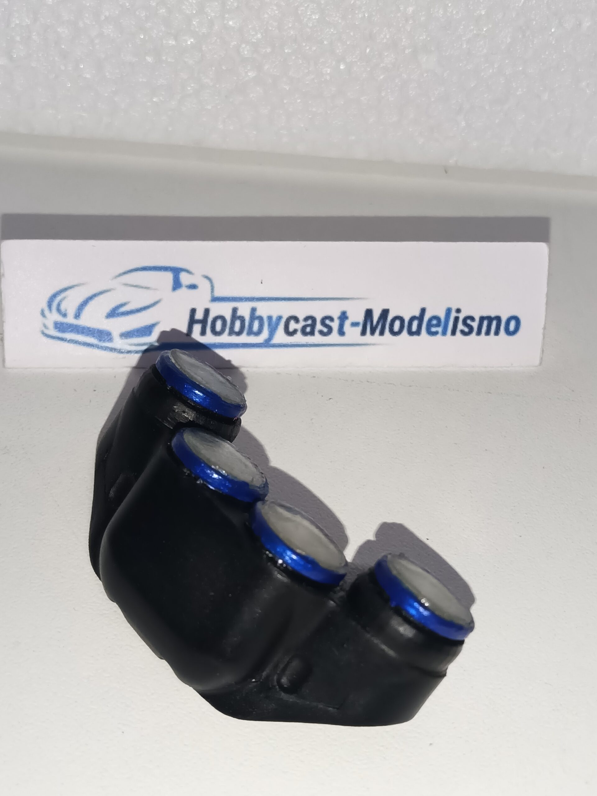 REPLICA FARERA NOCTURNA COMPLETA DEL SUBARU IMPREZA WRC 1998 ( MODELO 1 ) NEGRA MATE PERFIL EN AZUL SUBARU YA PINTADA - Imagen 11