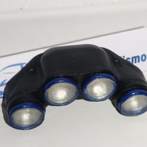 REPLICA FARERA NOCTURNA COMPLETA DEL SUBARU IMPREZA WRC 1998 ( MODELO 1 ) NEGRA MATE PERFIL EN AZUL SUBARU YA PINTADA