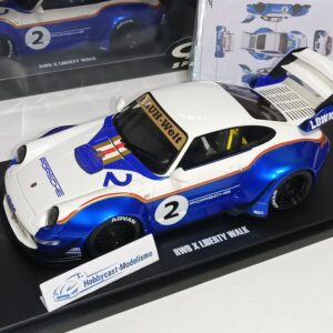 Porsche RWB X LB Walk Rauh-Welt 2023 #2 ROTHMANS GT530 GT SPIRIT LIMITED EDITION 1400 Pcs CON CALCAS ROTHMANS 1:18