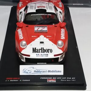 Porsche 911 GT1 #17 FIA GT Spa 1997 CON DECORACION DE MARLBORO COLOCADA W18013006-MA 1:18 WERK83