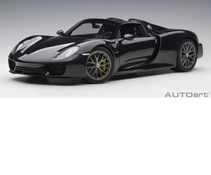 1/12 Porsche 918 Spyder Weissach 2013 BLACK METALIC AUTOART 12121 1:12