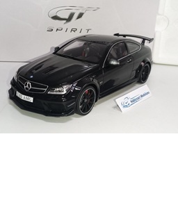 MERCEDES BENZ C63 AMG C204 BS BLACK SERIES 2013 NEGRO GT SPIRIT ZM019 1:18 LIMITED EDITION 504 Pcs