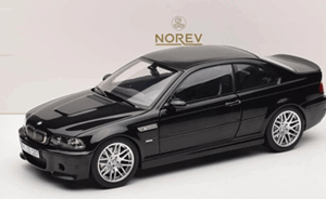 BMW M3 E46 CSL 2003 Saphire Black , Negro Zafiro Metallic 183017 NOREV 1:18