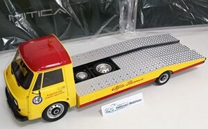 CAMION ALFA ROMEO A12 (F12) Grúa Porta coches 1967 Yellow 1:18 MITICA 200084-D