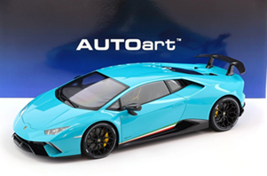 1/12 LAMBORGHINI HURACAN PERFORMANTE Blue Glauco 2017 AUTOART 12077 1:12