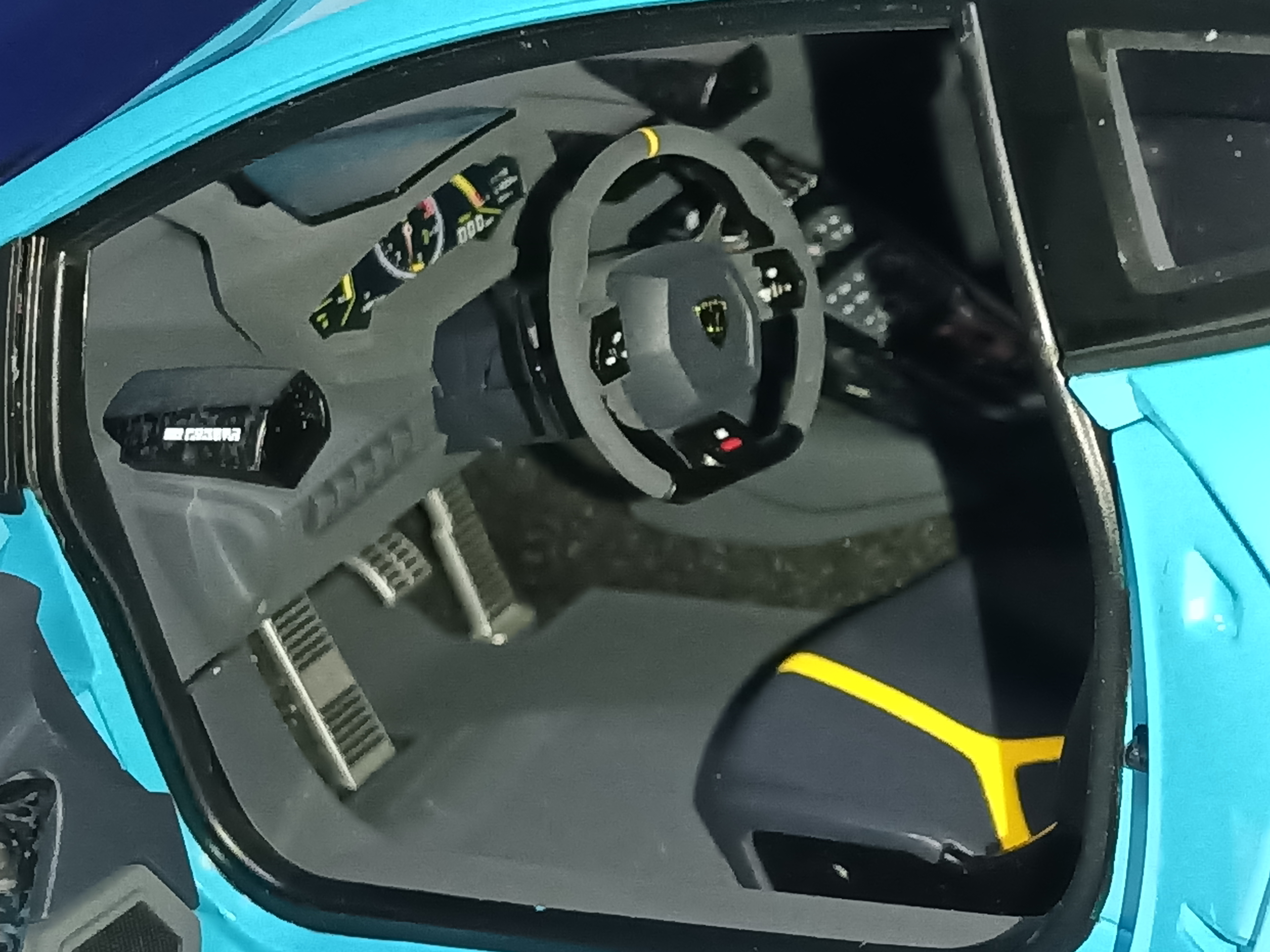 1/12 LAMBORGHINI HURACAN PERFORMANTE Blue Glauco 2017 AUTOART 12077 1:12 - Imagen 17