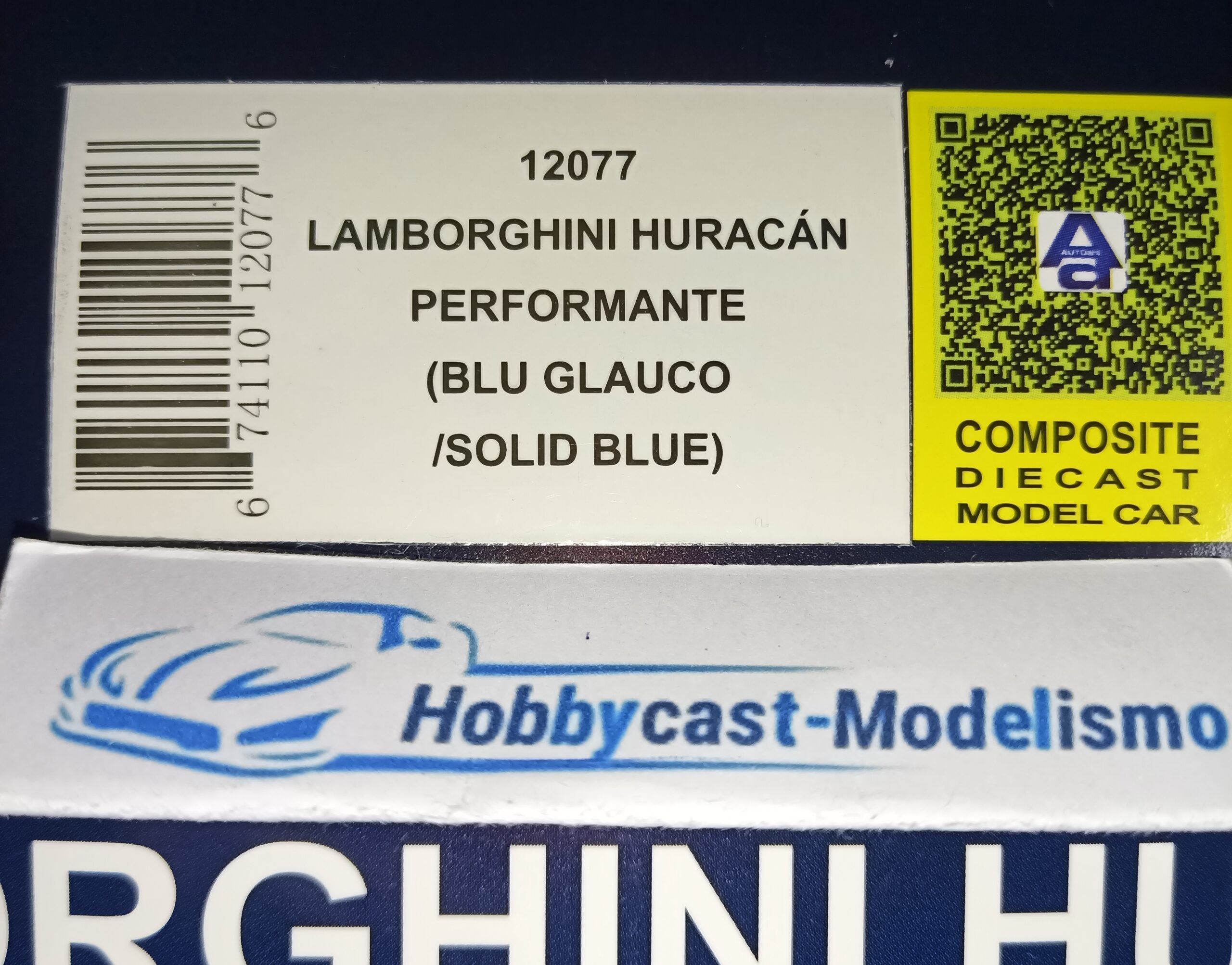 1/12 LAMBORGHINI HURACAN PERFORMANTE Blue Glauco 2017 AUTOART 12077 1:12 - Imagen 27