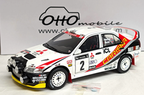 Mitsubishi Carisma GT Gr.A RAC Rally 1997 Burns #2 OTTO-MOBILE OT1192 1:18 LIMITED EDITION 2000 Pcs