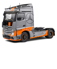 Mercedes Actros Grand Prix Edition 2019 SILVER/ORANGE S2400202 2019 SOLIDO 1:24