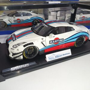 NISSAN GT-R R35 LIBERTY Walk Body Kit Type 2.0 Martini Racing 2024 S1805819 SOLIDO 1:18
