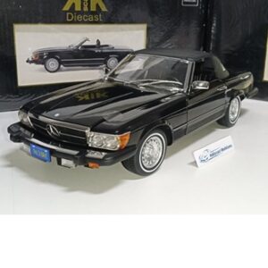 1/12 MERCEDES 450 SL R107 U.S.A VERSION AMAERICANA 1979 BLACK KK-SCALE KKDC120262 1:12