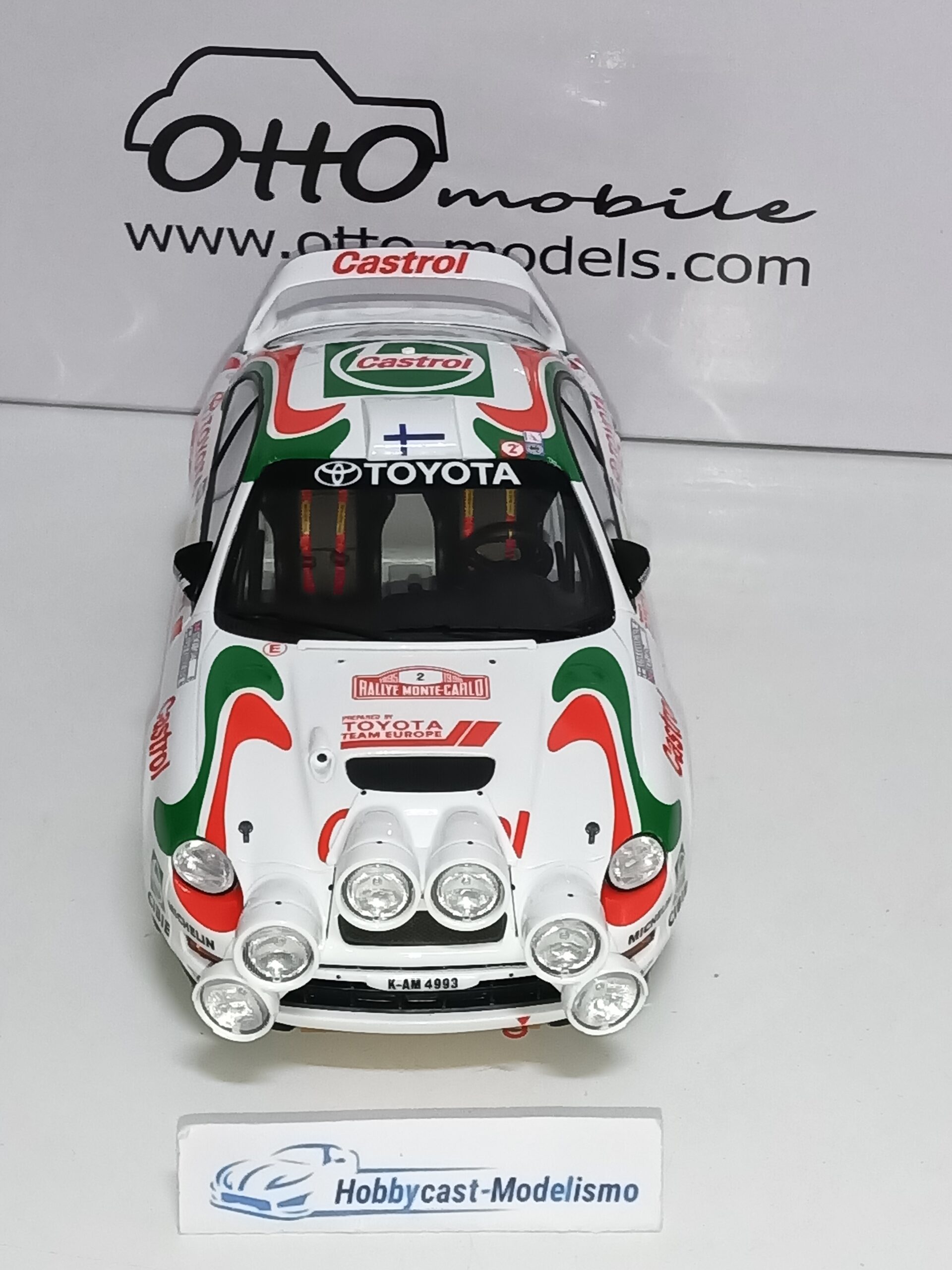 Toyota Celica GT Four ST205 Gr.A Rallye Monte Carlo #2 1995 OTTO-MOBILE OT1220 1:18 LIMITED EDITION 1500 Pcs - Imagen 3
