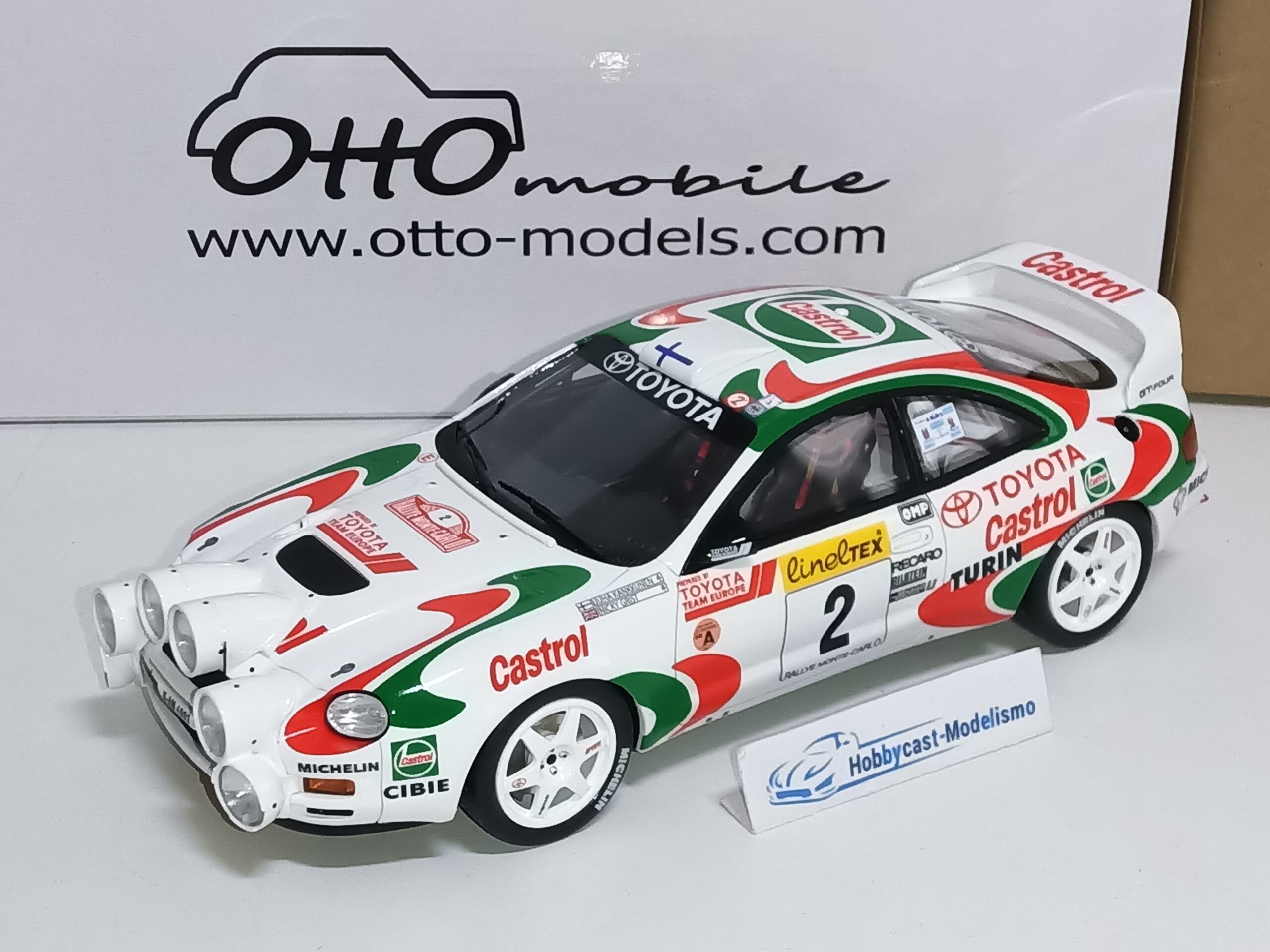 Toyota Celica GT Four ST205 Gr.A Rallye Monte Carlo #2 1995 OTTO-MOBILE OT1220 1:18 LIMITED EDITION 1500 Pcs