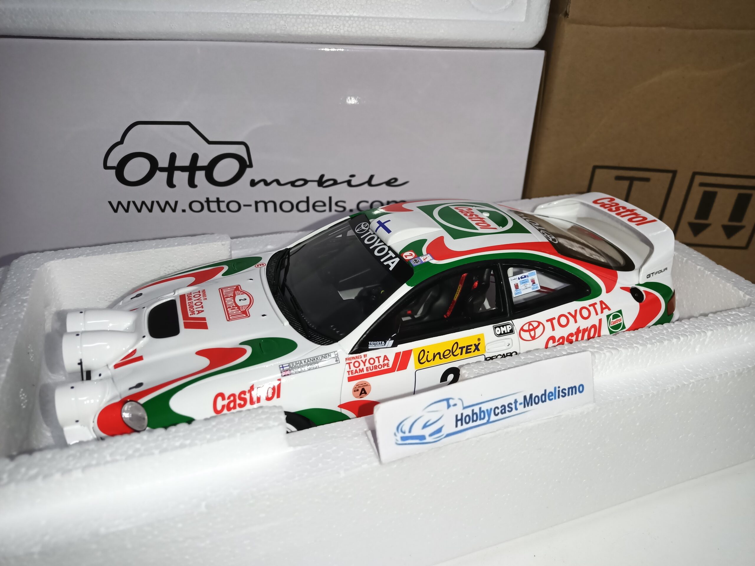 Toyota Celica GT Four ST205 Gr.A Rallye Monte Carlo #2 1995 OTTO-MOBILE OT1220 1:18 LIMITED EDITION 1500 Pcs - Imagen 10