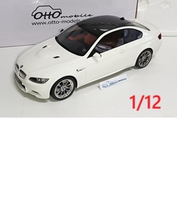 1/12 BMW M3 E92 ALPINE WHITE  III 2007 G100 OTTO-MOBILE 1:12 LIMITED EDITION 1500 Pcs