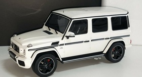 MERCEDES BENZ G65 V8 AMG W463 DIAMOND WHITE GT SPIRIT B66965704 1:18 DEALER LIMITED EDITION 1000 Pcs