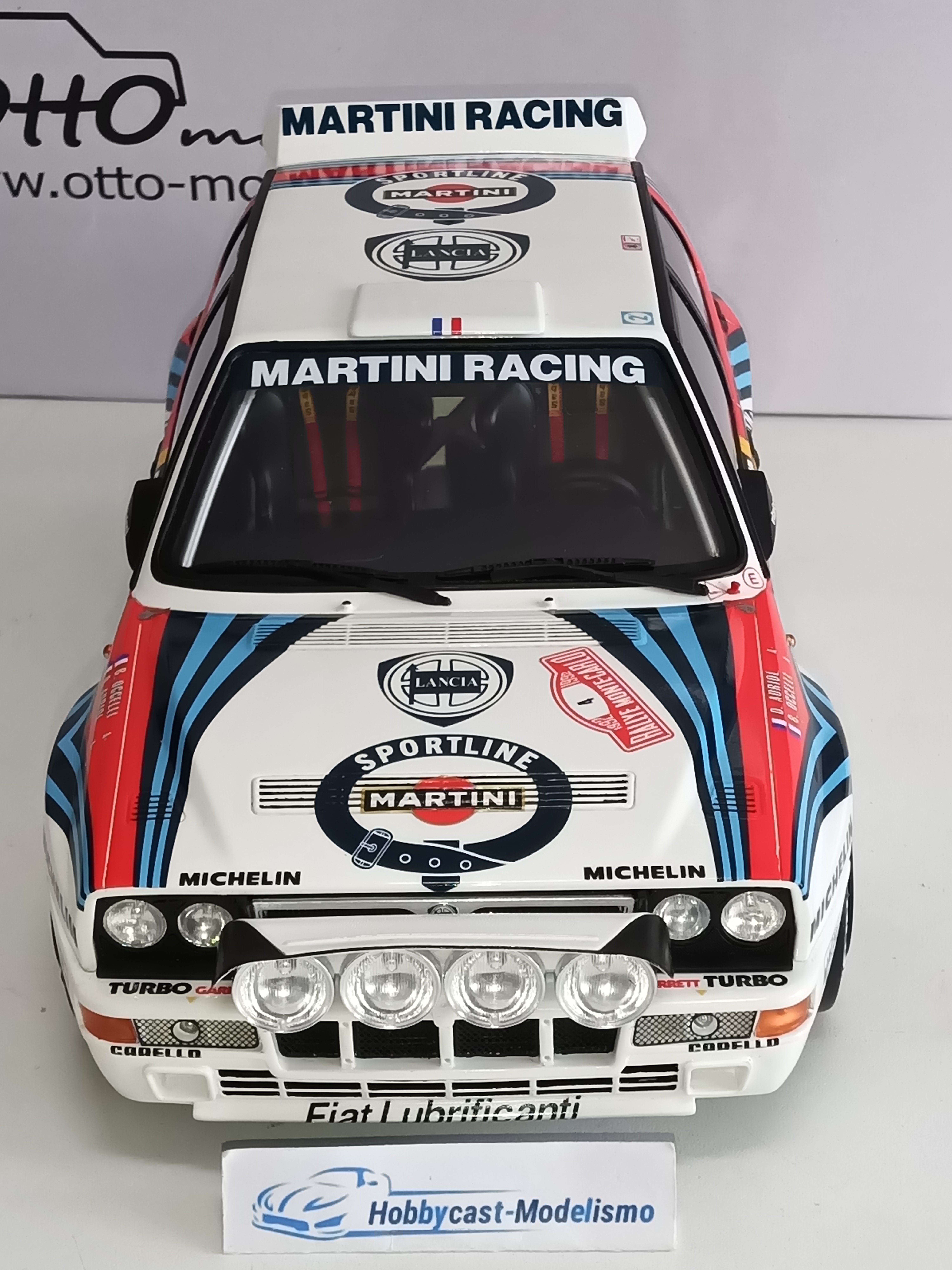 1/12 LANCIA DELTA HF INTEGRALE GR.A MARTINI RACING #4 RALLY MONTE CARLO 1992 G097 OTTO-MOBILE 1:12 LIMITED EDITION 2000 Pcs - Imagen 4