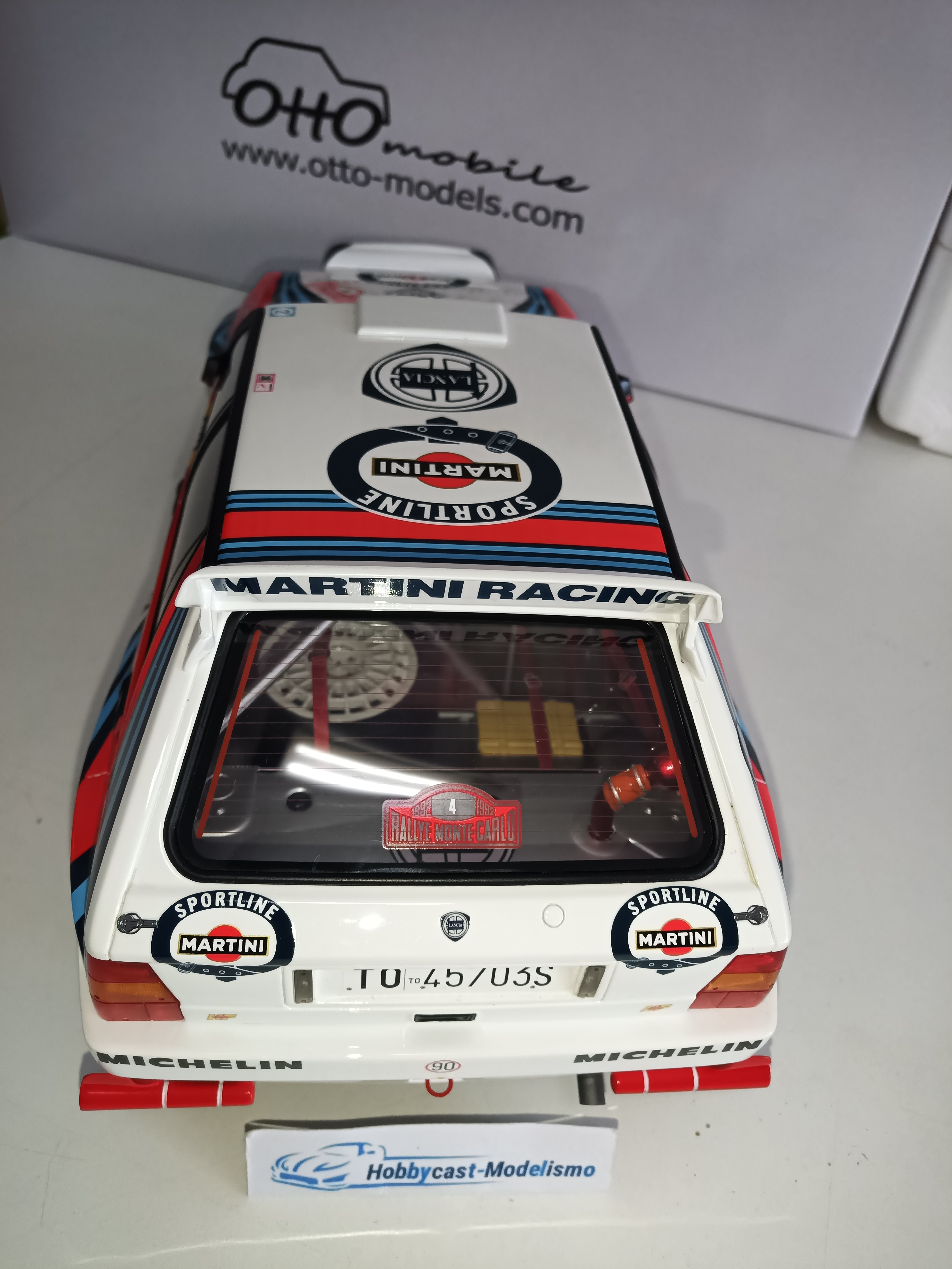 1/12 LANCIA DELTA HF INTEGRALE GR.A MARTINI RACING #4 RALLY MONTE CARLO 1992 G097 OTTO-MOBILE 1:12 LIMITED EDITION 2000 Pcs - Imagen 10