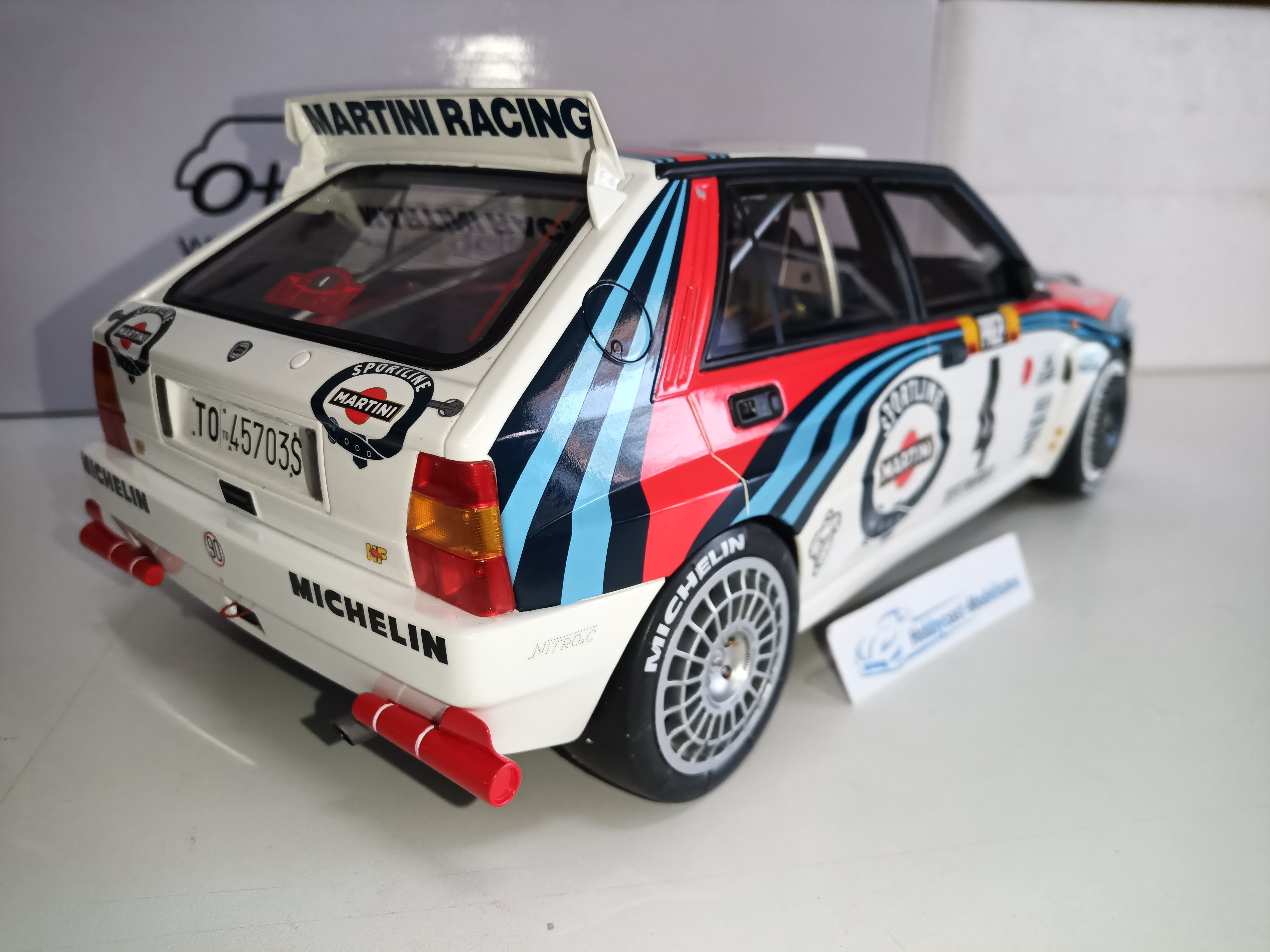 1/12 LANCIA DELTA HF INTEGRALE GR.A MARTINI RACING #4 RALLY MONTE CARLO 1992 G097 OTTO-MOBILE 1:12 LIMITED EDITION 2000 Pcs - Imagen 9